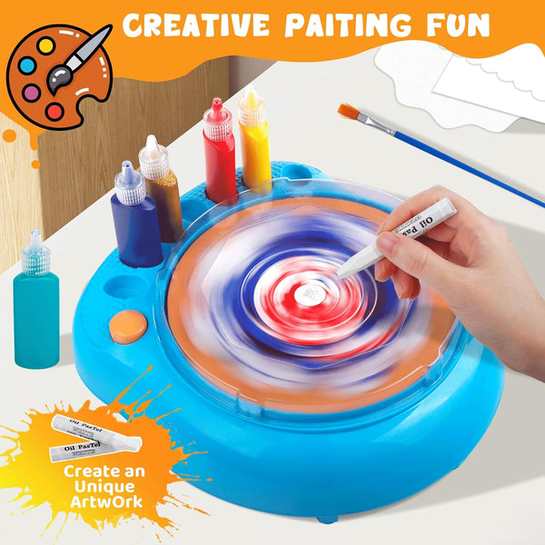 SPIN ART PAINTING MACHINE